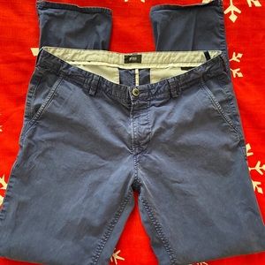 Boss Hugo Boss Slim Fit Stretch Blue Chinos